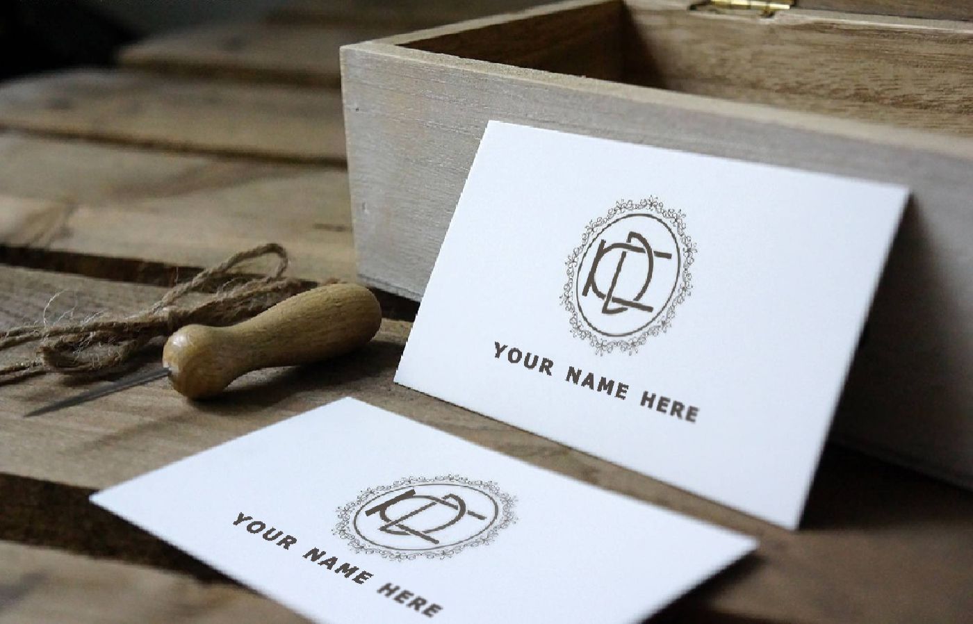 визитки крафт